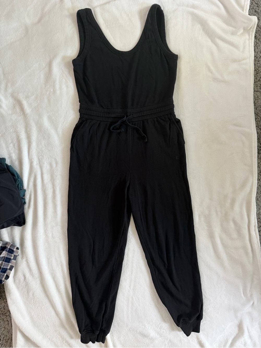 Everlane Black Sleeveless Jumpsuit